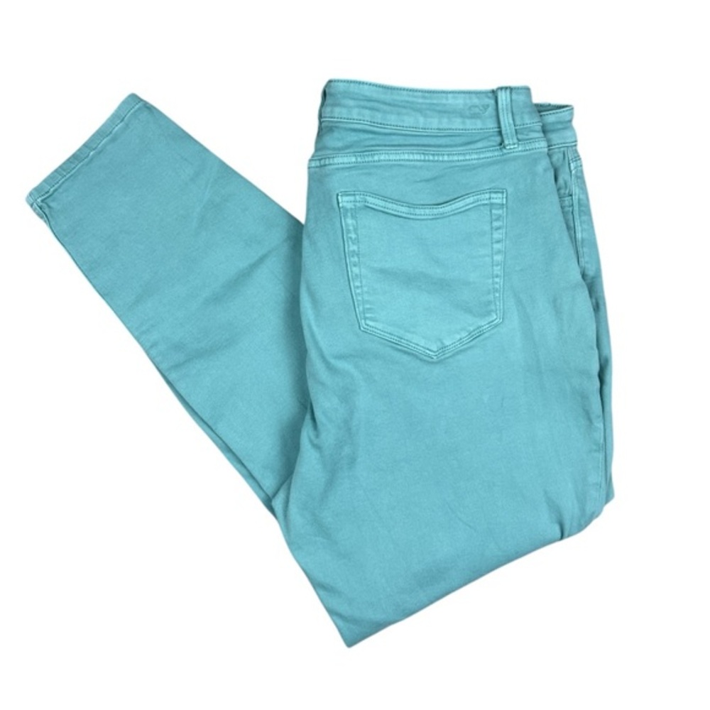Vineyard Vines Jeans Women’s‎ Size 33 High Rise Skinny Seafoam Green Stretch